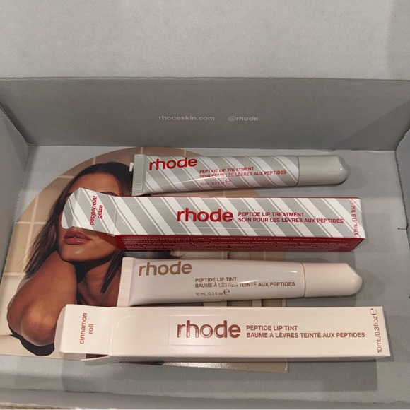 Rhode Peptide Lip Tint Set cinnamon roll & peppermint - Picture 2 of 4